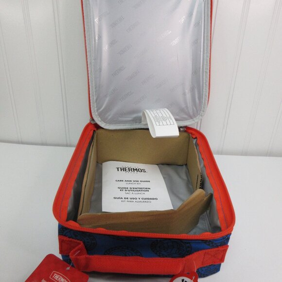 Thermos Kids Lunch Box Super Mario Bros Reusable Single Compartment Upright New - Picture 10 of 11